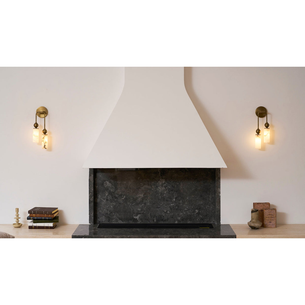 Alabaster Wall Lamp-Lighting > Wall Lights-casanuva-casanuva