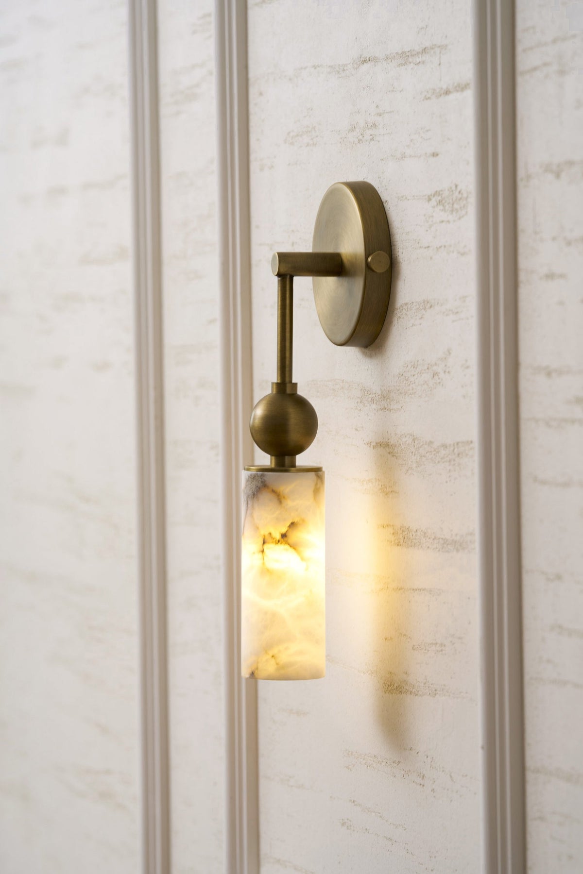 Alabaster Wall Lamp-Lighting > Wall Lights-casanuva-casanuva