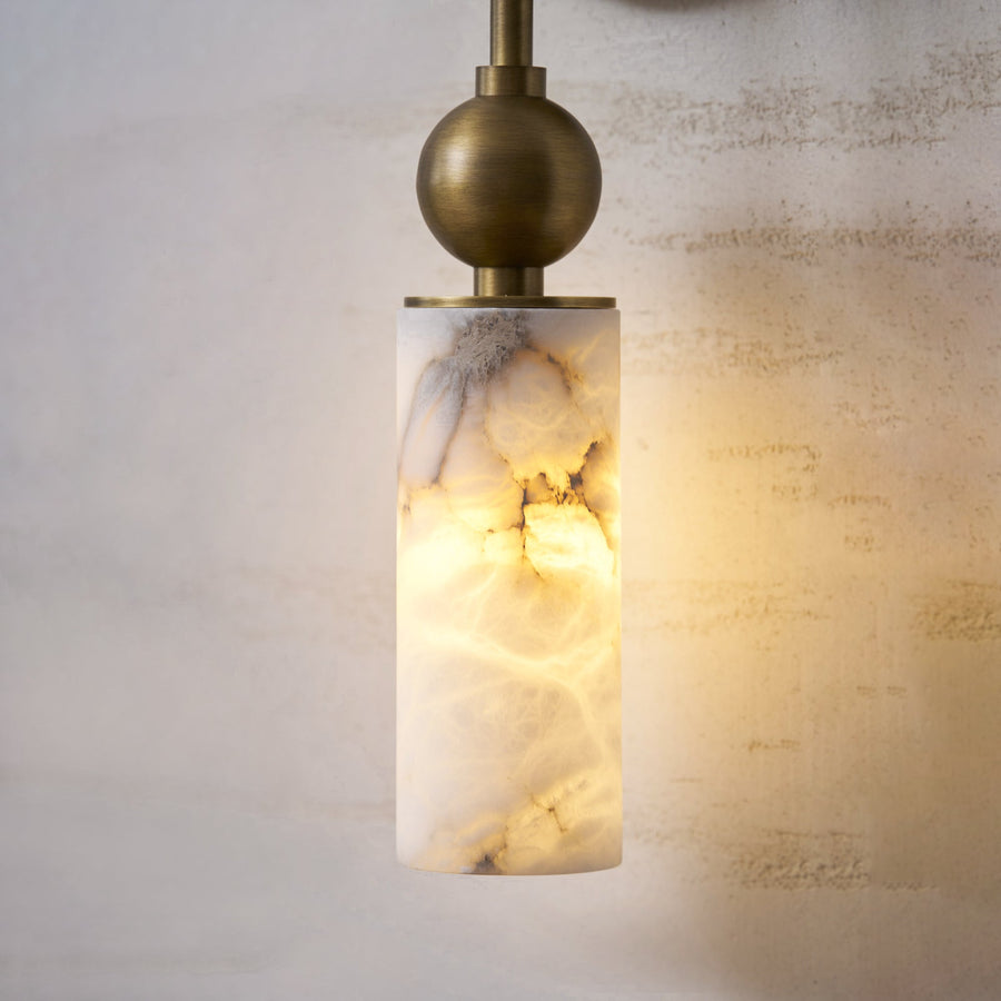 Alabaster Wall Lamp-Lighting > Wall Lights-casanuva-casanuva