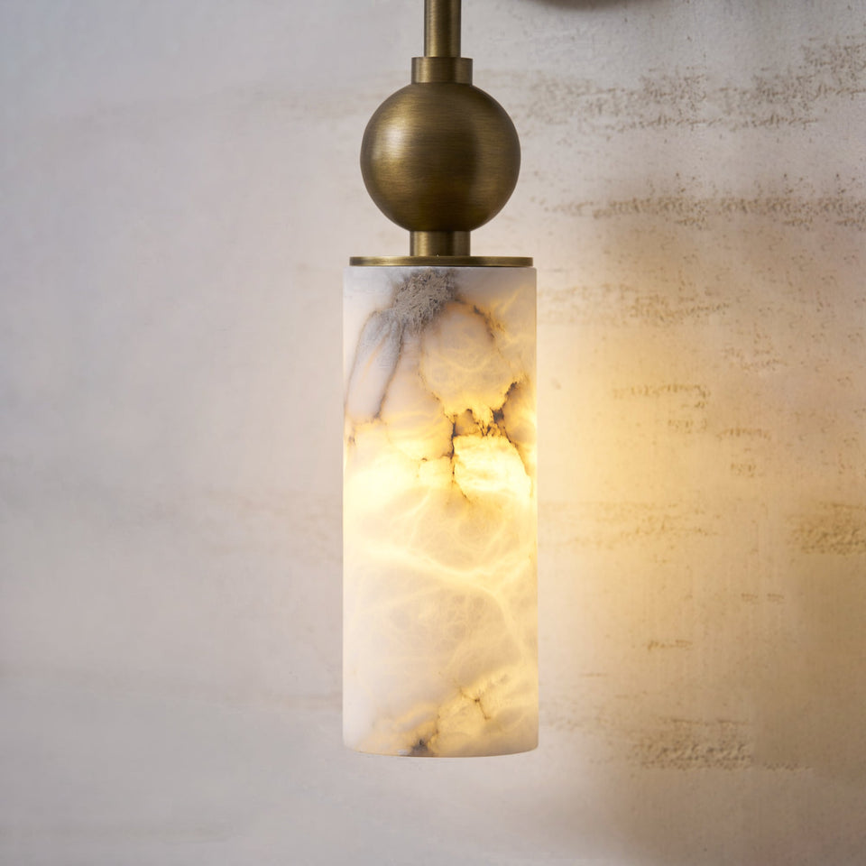 Alabaster Wall Lamp-Lighting > Wall Lights-casanuva-casanuva
