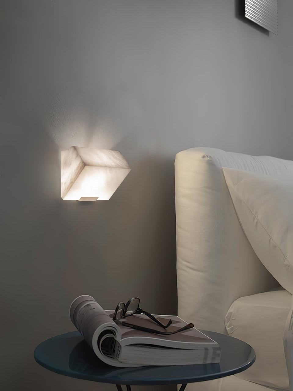 Alabaster Wall Lamp for Staircase Lighting-Lighting > Wall Lights-casanuva-casanuva