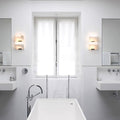 Alabaster Wall Lamp for Staircase Lighting-Lighting > Wall Lights-casanuva-casanuva