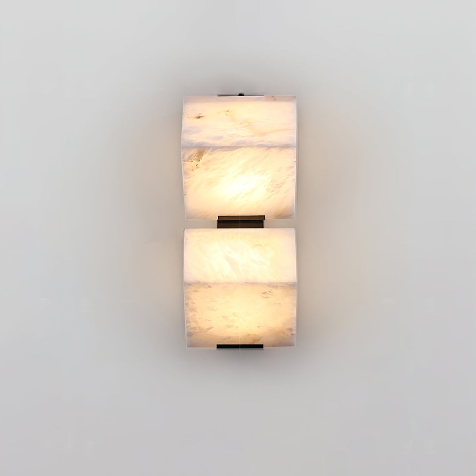 Alabaster Wall Lamp for Staircase Lighting-Lighting > Wall Lights-casanuva-casanuva