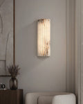Alabaster Wall Light Fixture-Lighting > Wall Lights-casanuva-casanuva
