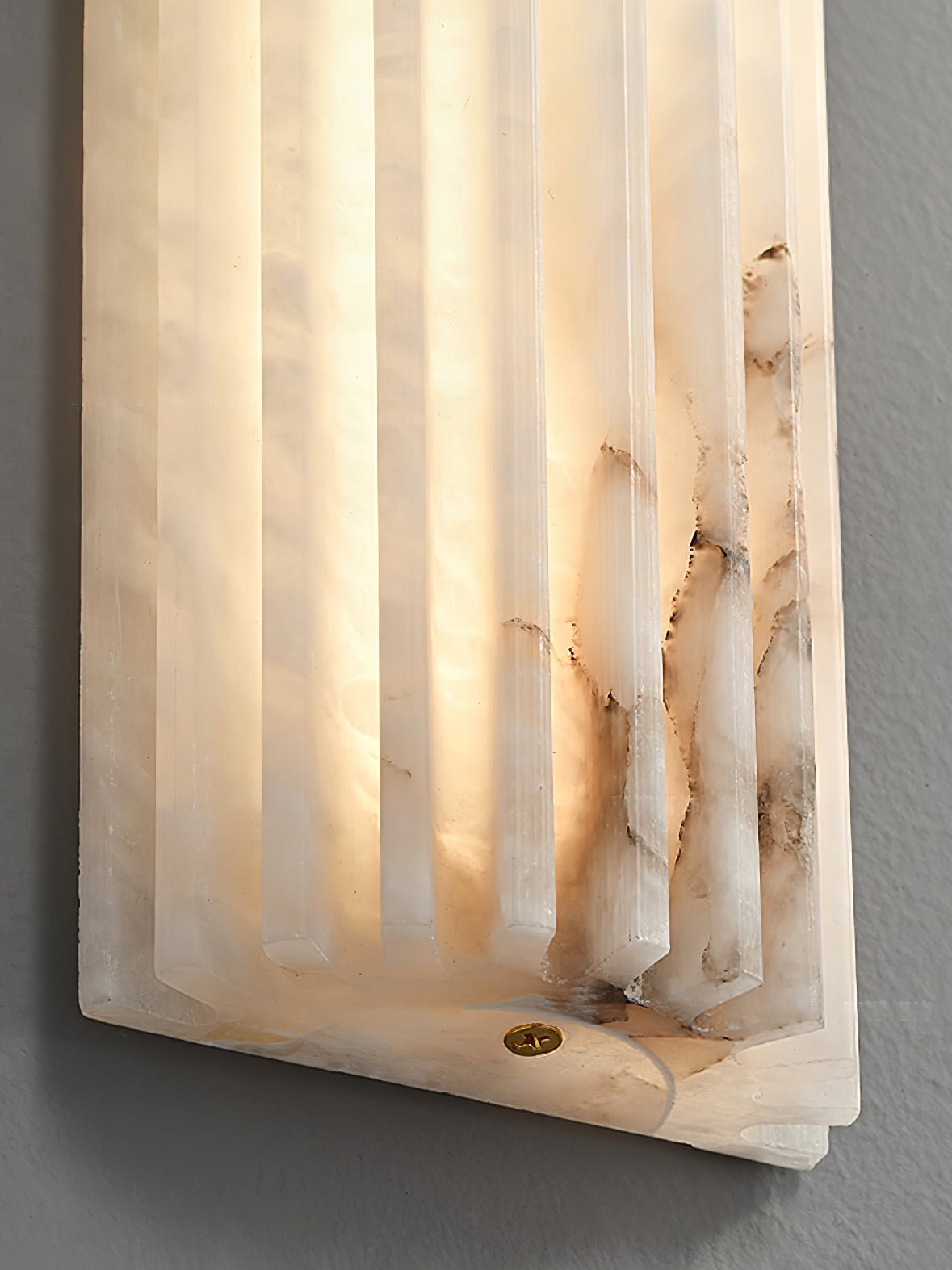 Alabaster Wall Light Fixture-Lighting > Wall Lights-casanuva-casanuva