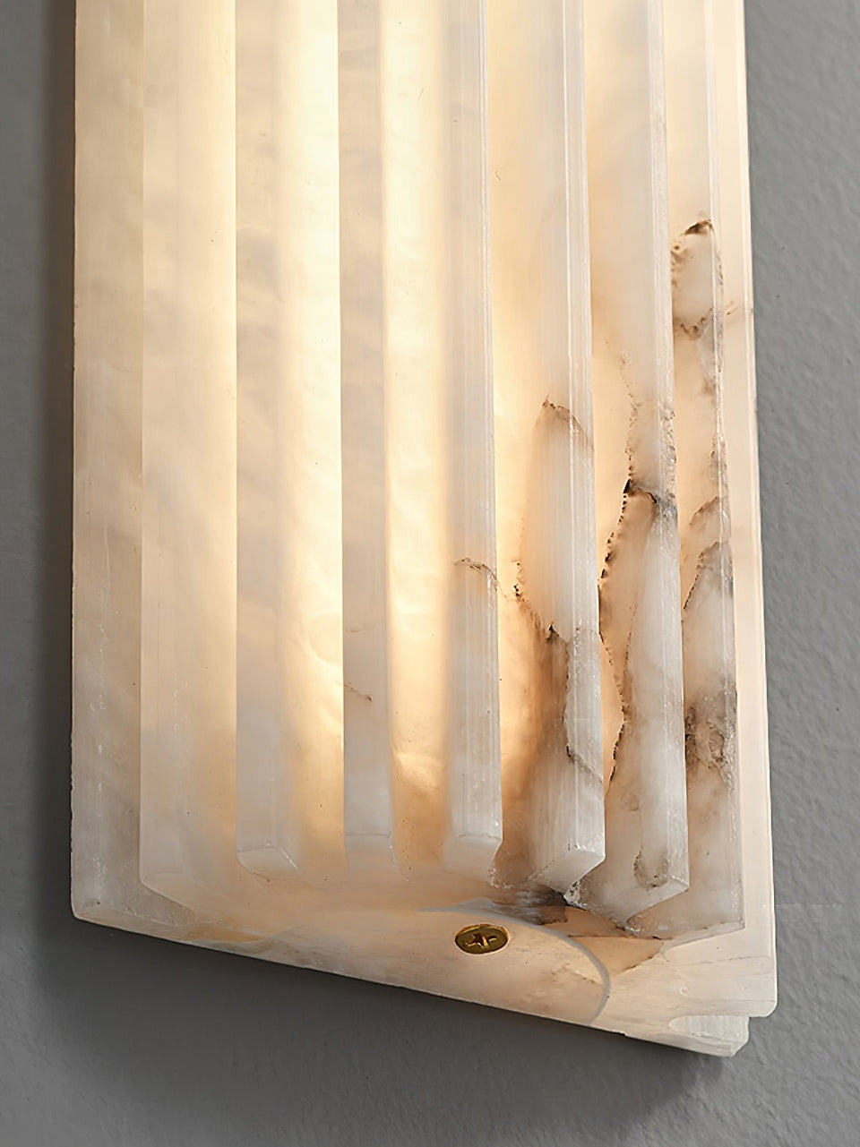 Alabaster Wall Light Fixture-Lighting > Wall Lights-casanuva-casanuva