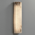 Alabaster Wall Light Fixture-Lighting > Wall Lights-casanuva-casanuva