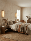 Alabaster Wall Light Fixture-Lighting > Wall Lights-casanuva-casanuva