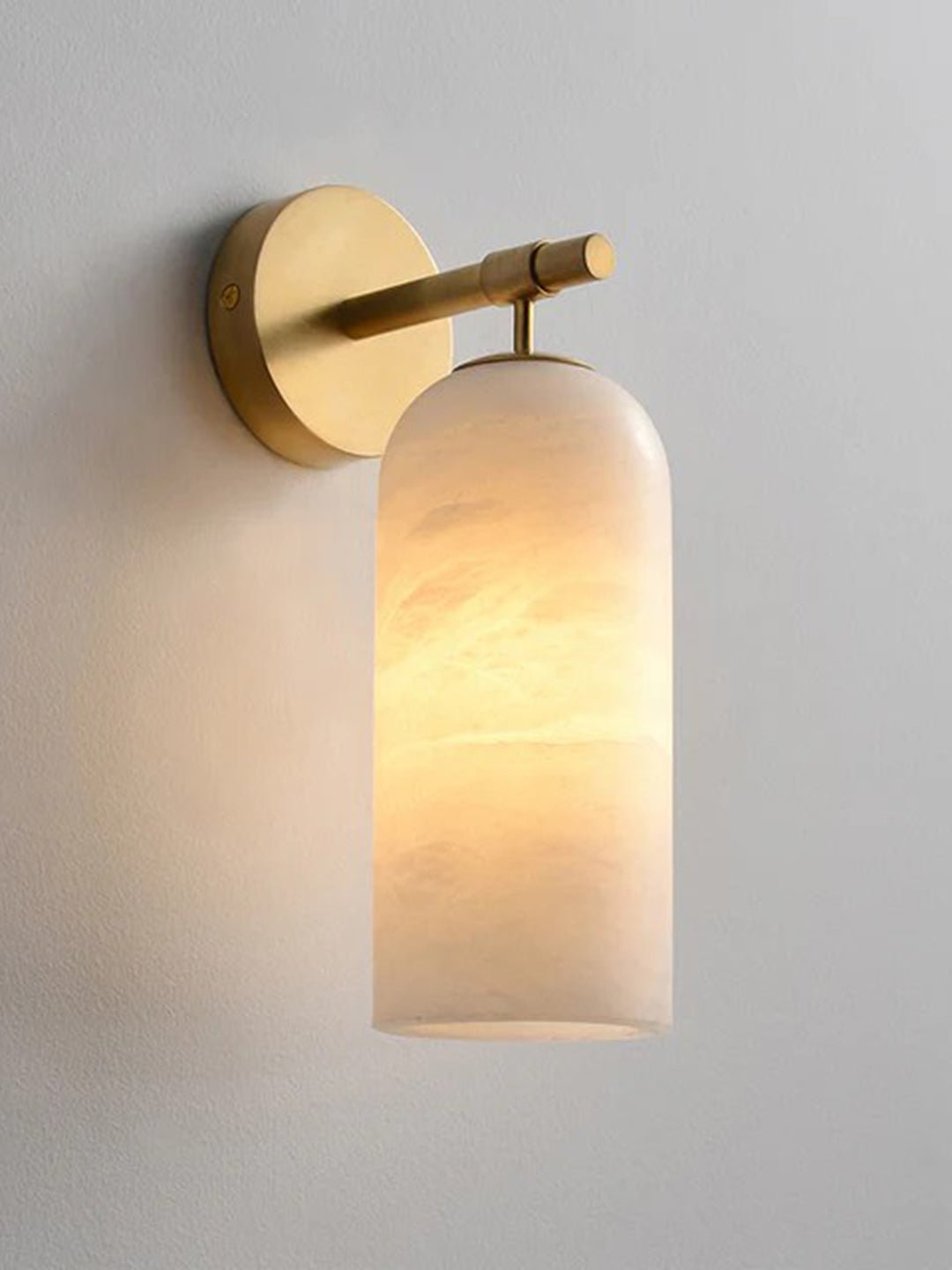 Alabaster Wall Sconce Light Fixture-Lighting > Wall Lights-casanuva-casanuva