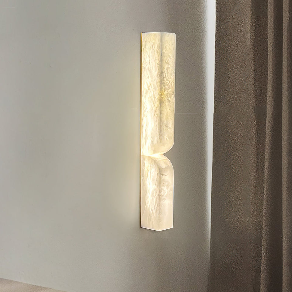 Alabaster Wall Sconce Light Fixture-Lighting > Wall Lights-casanuva-casanuva