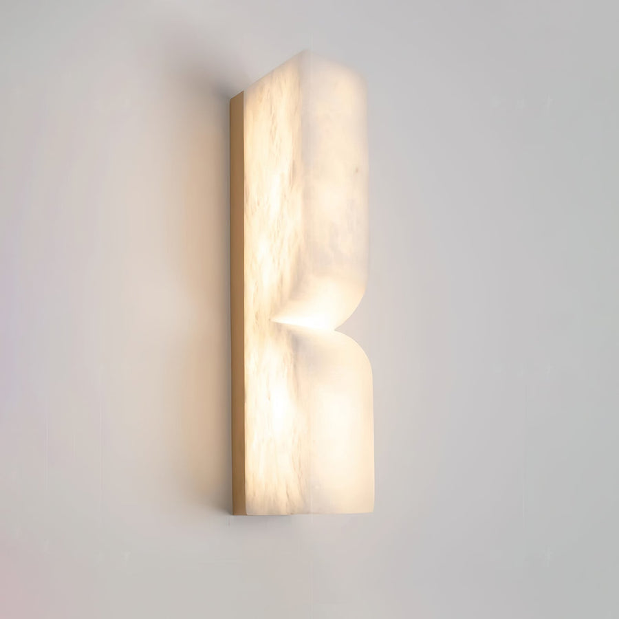 Alabaster Wall Sconce Light Fixture-Lighting > Wall Lights-casanuva-casanuva