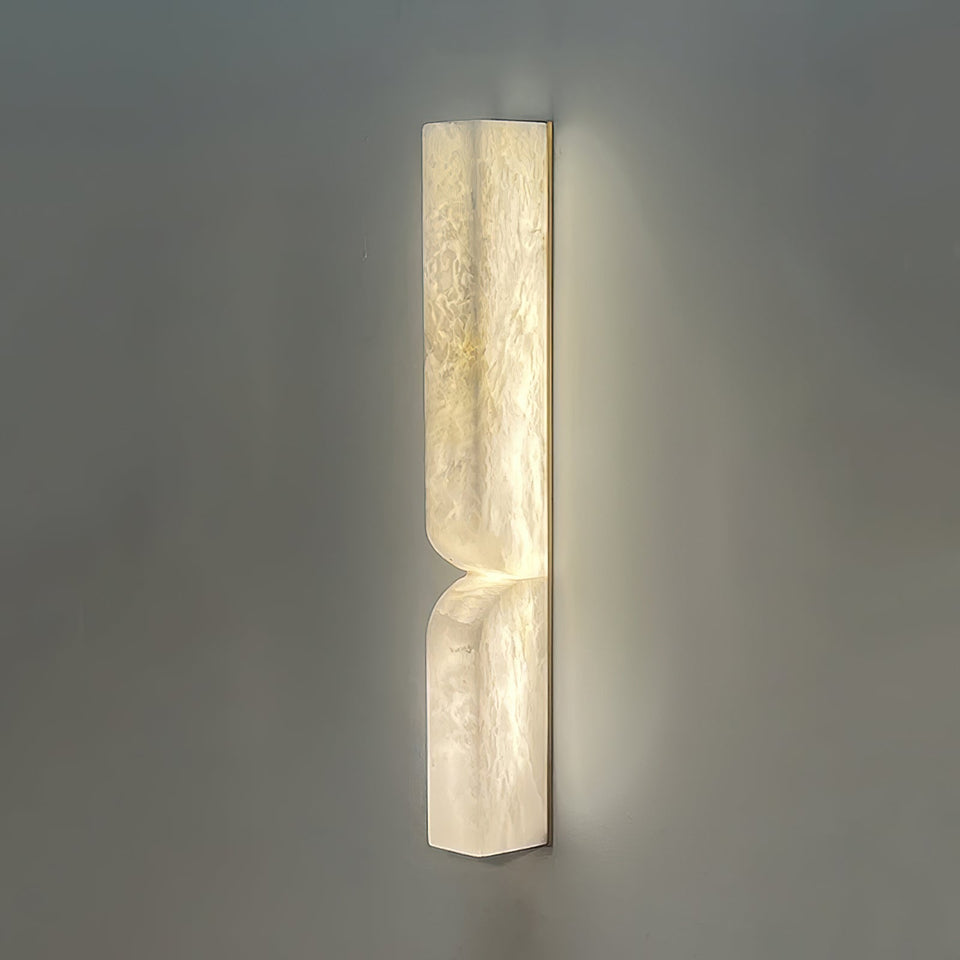 Alabaster Wall Sconce Light Fixture-Lighting > Wall Lights-casanuva-casanuva