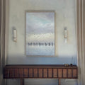 Alabaster Wall Sconce Light Fixture-Lighting > Wall Lights-casanuva-casanuva