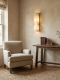 Alabaster Wall Sconce Light Fixture-Lighting > Wall Lights-casanuva-casanuva