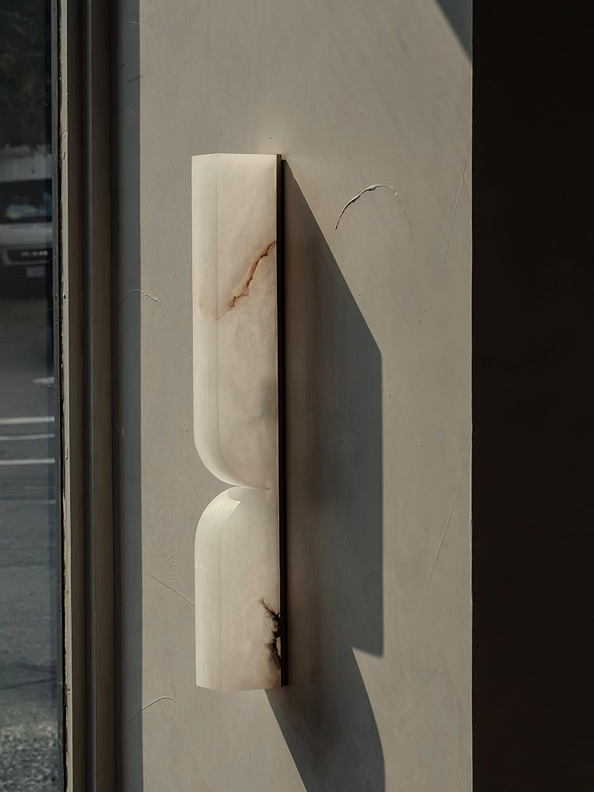 Alabaster Wall Sconce Light Fixture-Lighting > Wall Lights-casanuva-casanuva