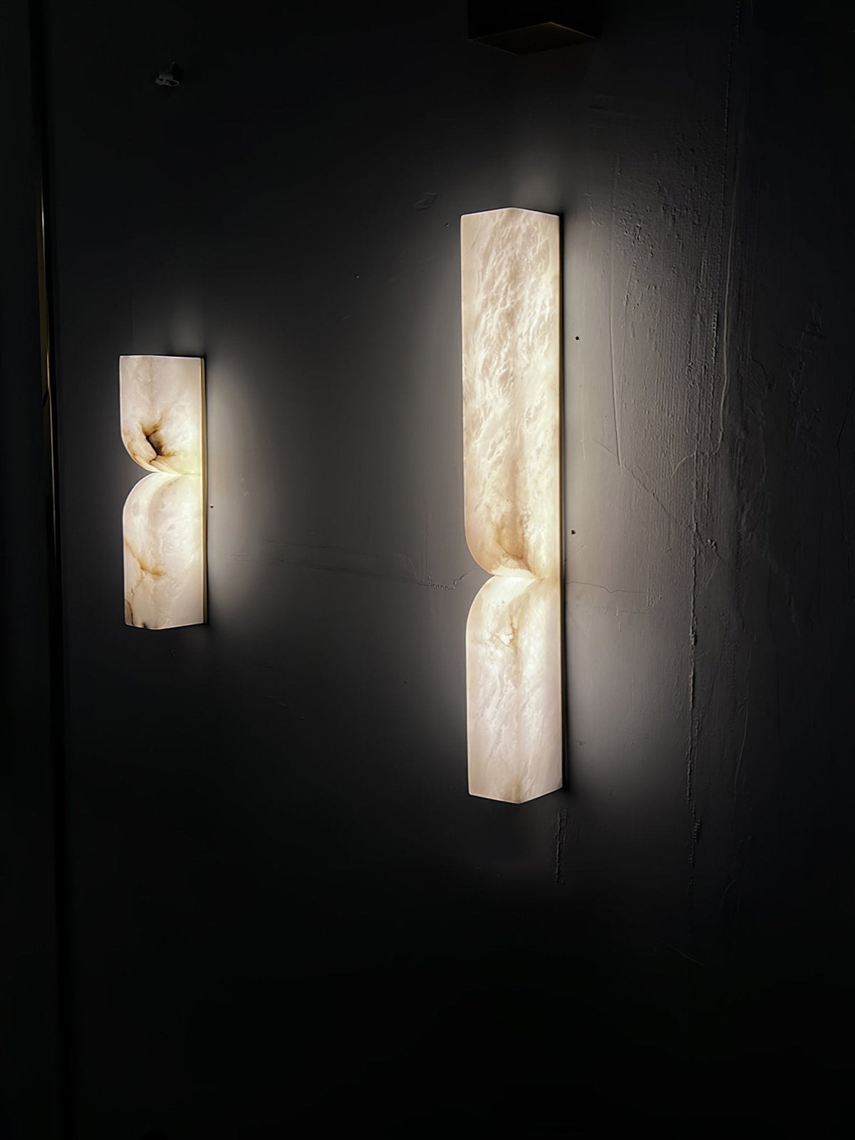Alabaster Wall Sconce Light Fixture-Lighting > Wall Lights-casanuva-casanuva