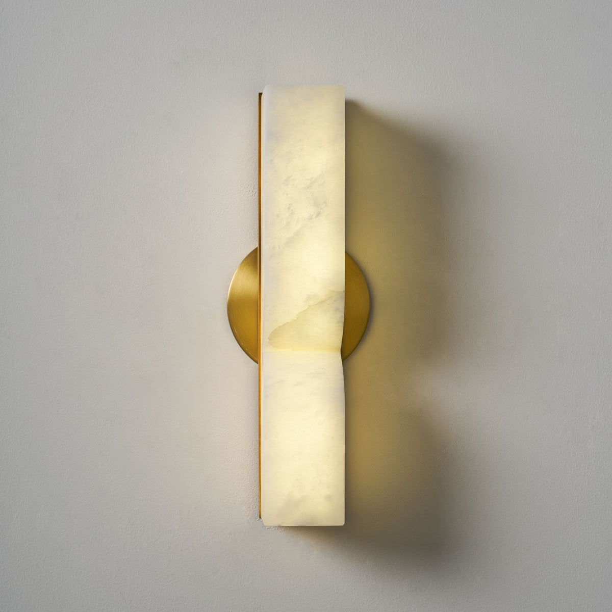 Alabaster Wall Sconce Light Fixture-Lighting > Wall Lights-casanuva-casanuva