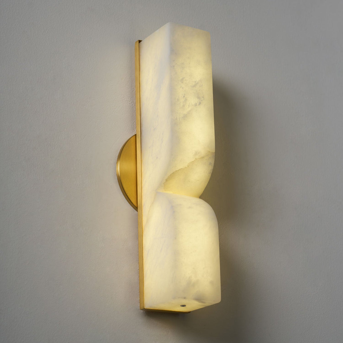 Alabaster Wall Sconce Light Fixture-Lighting > Wall Lights-casanuva-casanuva