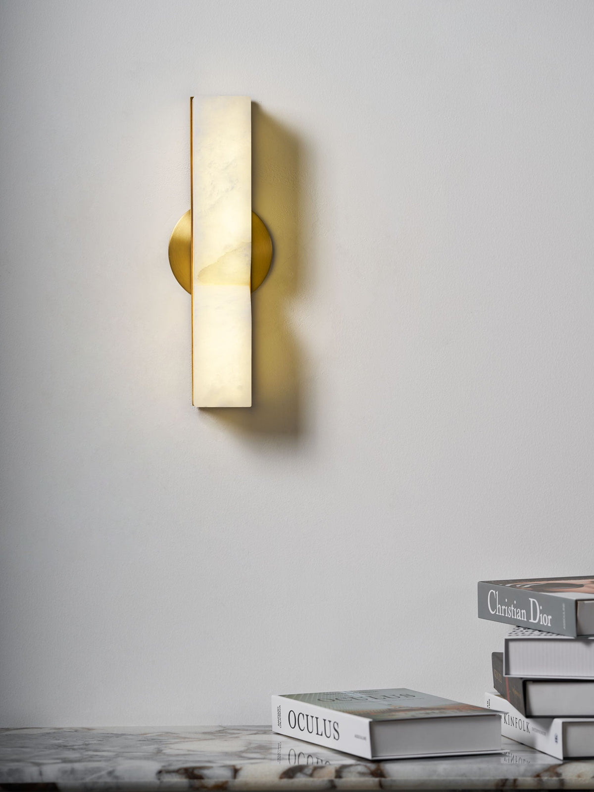 Alabaster Wall Sconce Light Fixture-Lighting > Wall Lights-casanuva-casanuva