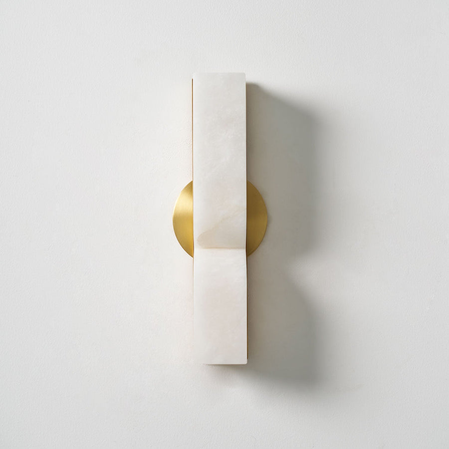 Alabaster Wall Sconce Light Fixture-Lighting > Wall Lights-casanuva-casanuva
