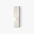 Alabaster Wall Sconce Light Fixture-Lighting > Wall Lights-casanuva-L 2.6" x W 3.1" x H 13.8"-Black & White-Warm Light-casanuva