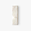 Alabaster Wall Sconce Light Fixture-Lighting > Wall Lights-casanuva-L 2.6" x W 3.1" x H 13.8"-Gold & White-Warm Light-casanuva