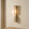 Alabaster Wall Sconce Light Fixture-Lighting > Wall Lights-casanuva-casanuva