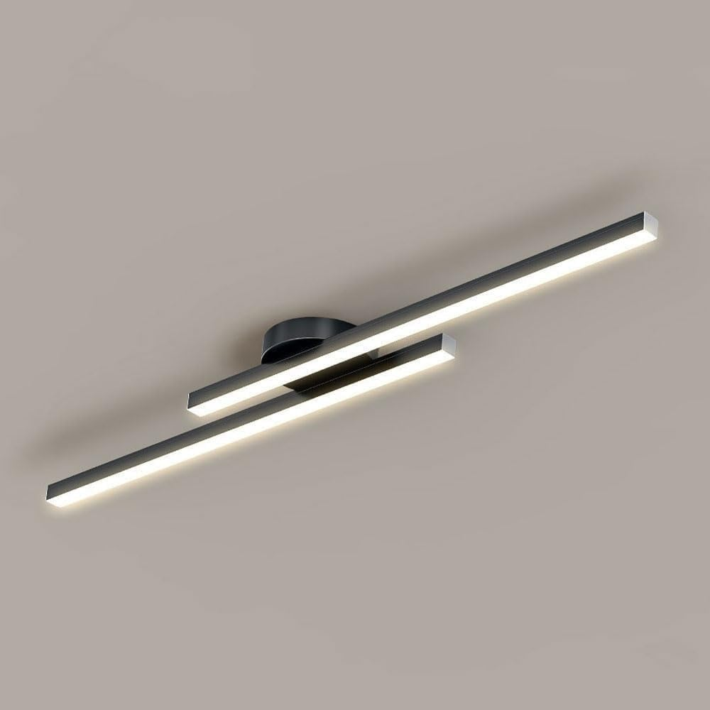 Aluminium LED Semi Flush Mount Ceiling Light for Living Room-Lighting > Ceiling Lights-casanuva-casanuva