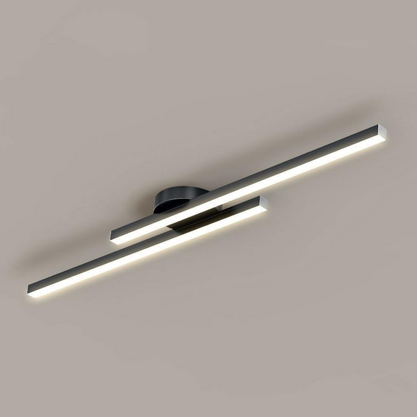 Aluminium LED Semi Flush Mount Ceiling Light for Living Room-Lighting > Ceiling Lights-casanuva-casanuva