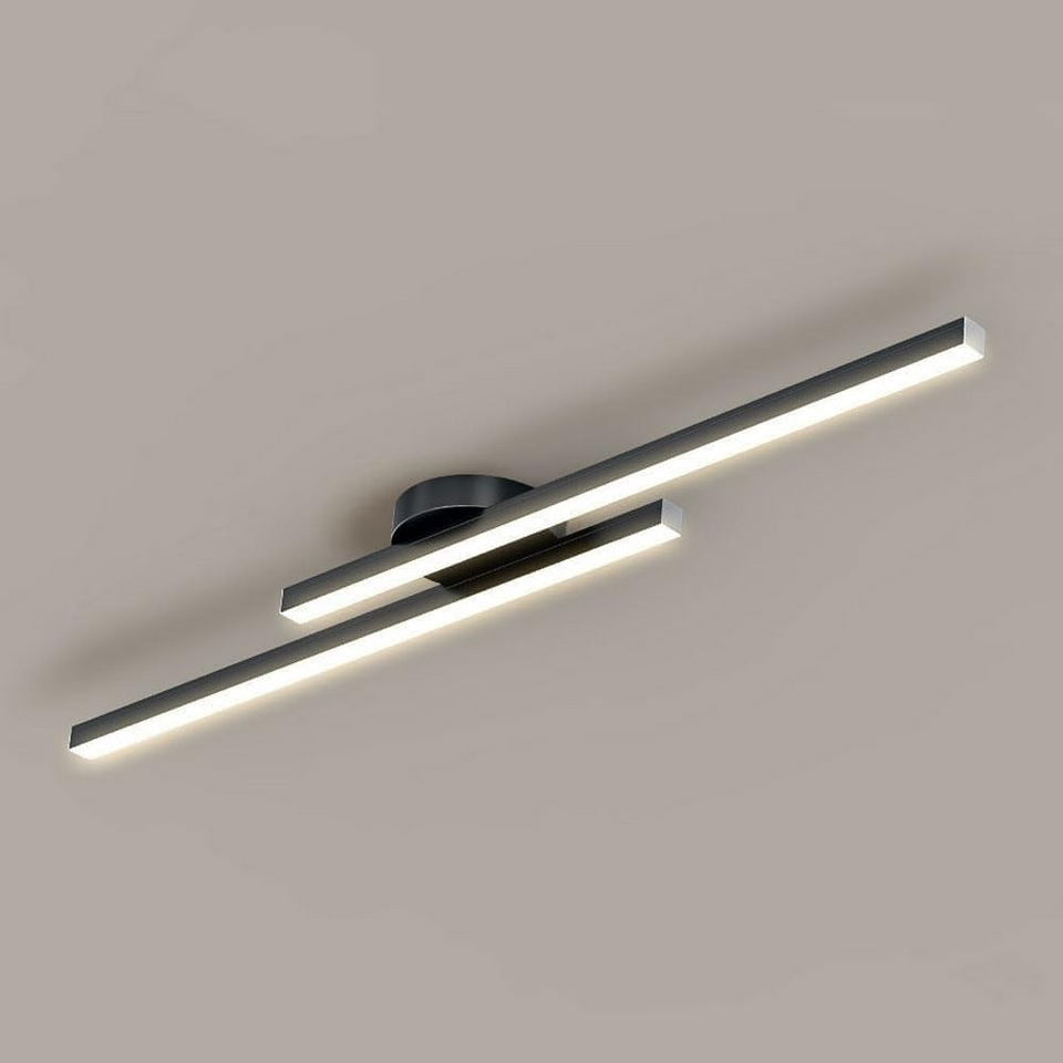 Aluminium LED Semi Flush Mount Ceiling Light for Living Room-Lighting > Ceiling Lights-casanuva-casanuva