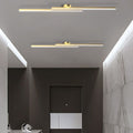 Aluminium LED Semi Flush Mount Ceiling Light for Living Room-Lighting > Ceiling Lights-casanuva-Gold-D60*H4cm-White Light-casanuva