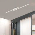 Aluminium LED Semi Flush Mount Ceiling Light for Living Room-Lighting > Ceiling Lights-casanuva-White-D60*H4cm-White Light-casanuva