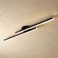 Aluminium LED Semi Flush Mount Ceiling Light for Living Room-Lighting > Ceiling Lights-casanuva-casanuva