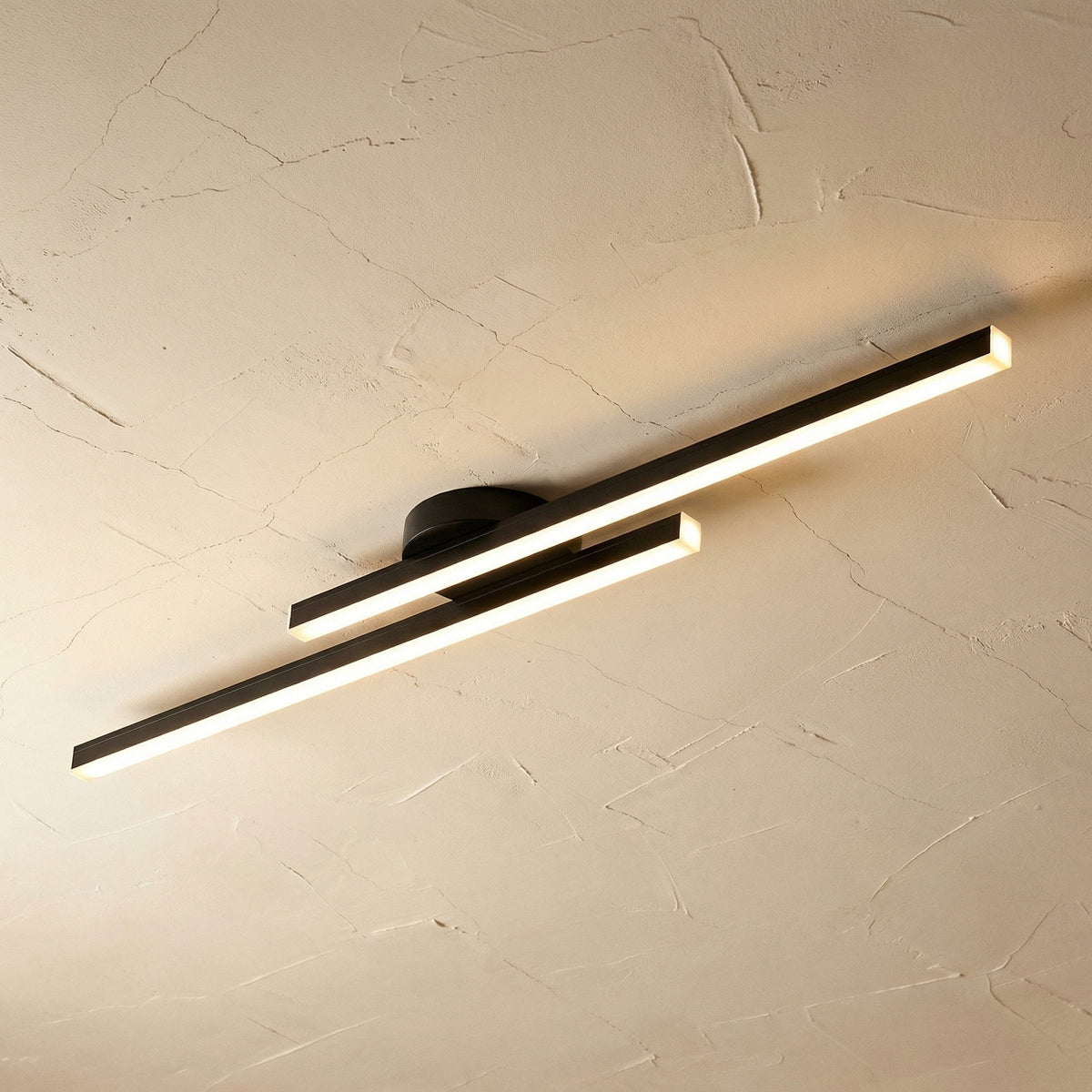 Aluminium LED Semi Flush Mount Ceiling Light for Living Room-Lighting > Ceiling Lights-casanuva-casanuva
