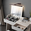 Aluminum Long Mirror Bathroom Wall Light Picture Lighting-Lighting > Wall Lights-casanuva-Brown-D40*H23CM-White Light-casanuva