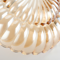 Amber Glass Semi-Flush Ceiling Light-Lighting > Ceiling Lights-casanuva-casanuva