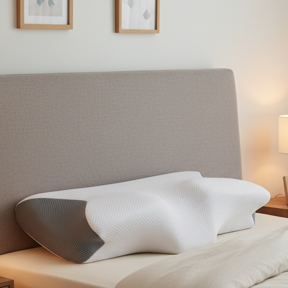 Anti-Snoring Pillow Ergonomic Comfortable Design for Restful Sleep-Bedding & Bath > Pillowcases-casanuva-casanuva