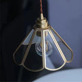 Antique Brass Flower Pendant Light-Lighting > Chandeliers & Pendant Lights-casanuva-casanuva