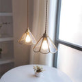 Antique Brass Flower Pendant Light-Lighting > Chandeliers & Pendant Lights-casanuva-casanuva