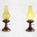 Antique Kerosene Oil Table Lamp 1-Light Vintage Design-Lighting > Table Lamps-casanuva-casanuva