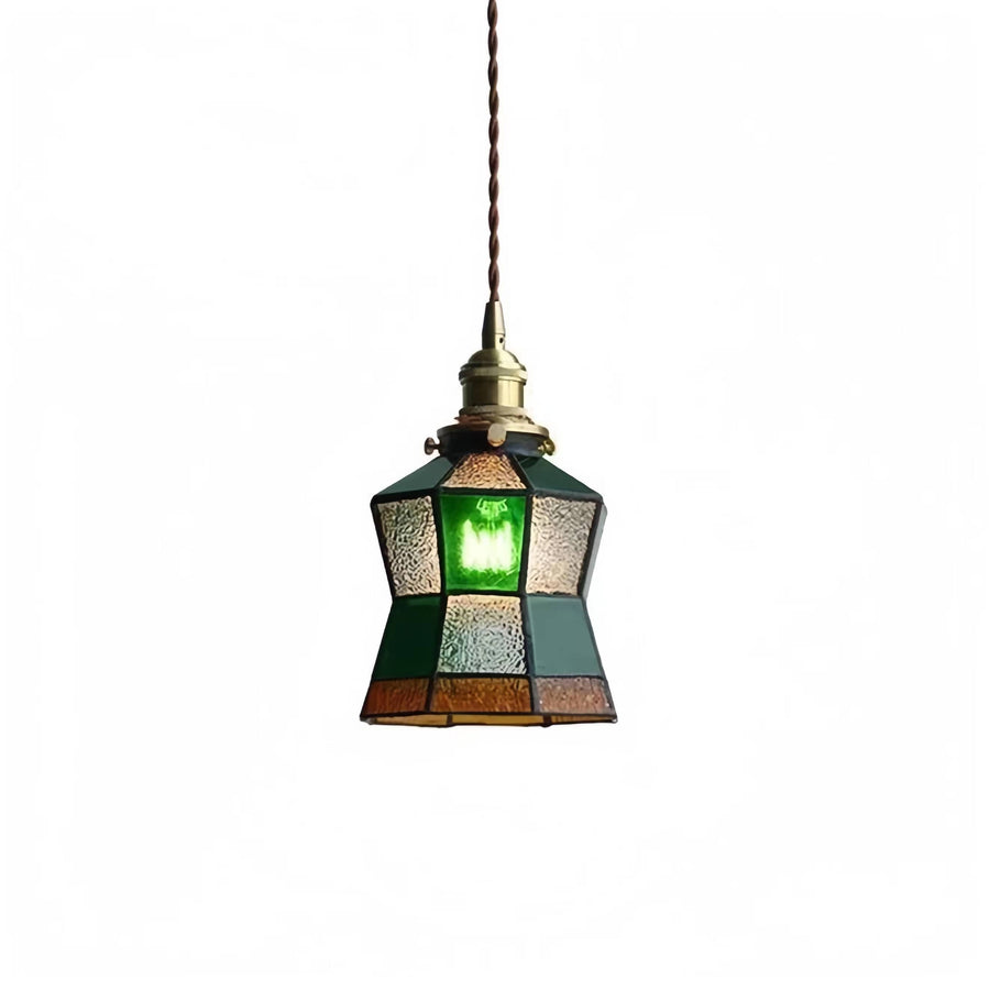 Antique Stained Glass Pendant Light-Lighting > Chandeliers & Pendant Lights-casanuva-C-casanuva