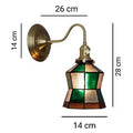 Antique Stained Glass Wall Light-Lighting > Wall Lights-casanuva-casanuva