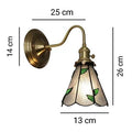 Antique Stained Glass Wall Light-Lighting > Wall Lights-casanuva-casanuva