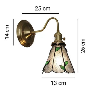 Antique Stained Glass Wall Light-Lighting > Wall Lights-casanuva-casanuva