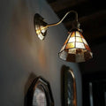 Antique Stained Glass Wall Light-Lighting > Wall Lights-casanuva-casanuva