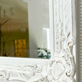 Antique Style Wall Mirror with Wooden Frame-Home Decor > Decorative Accessories-casanuva-casanuva