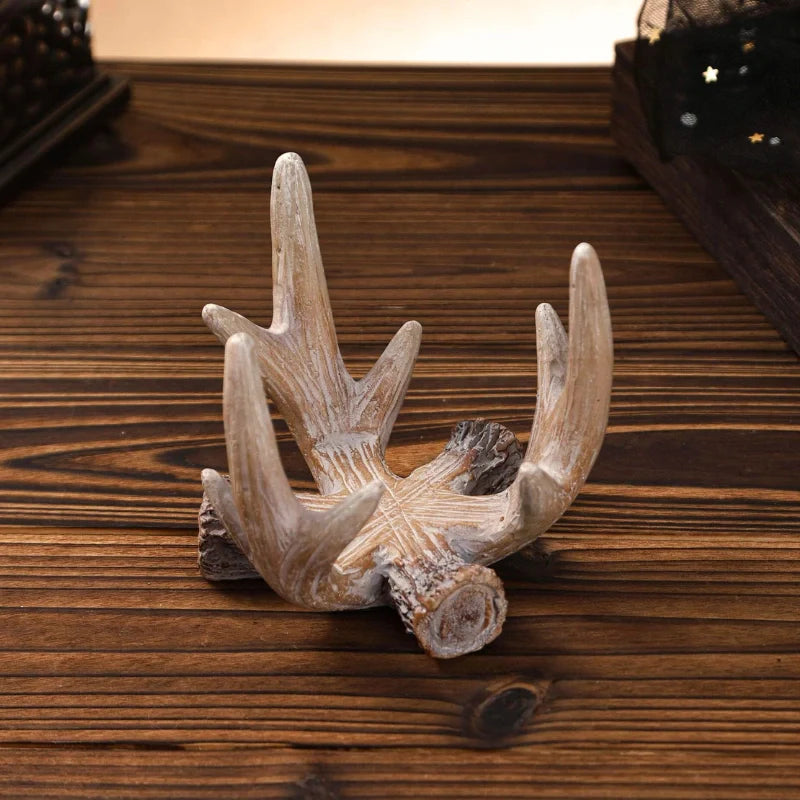 Antler Candle Holder Decorative Rustic Accent for Home Decor-Home Decor > Candle Holders-casanuva-casanuva