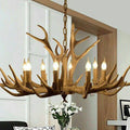 Antler Resin Country Style 6-Light Chandelier-Lighting > Chandeliers & Pendant Lights-casanuva-casanuva