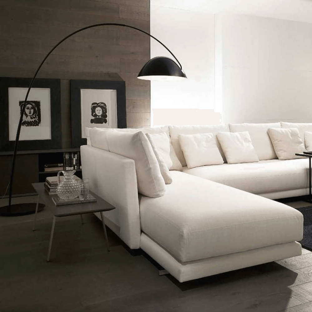 Arc Floor Lamp with Adjustable Shade-Lighting > Floor Lamps-casanuva-casanuva
