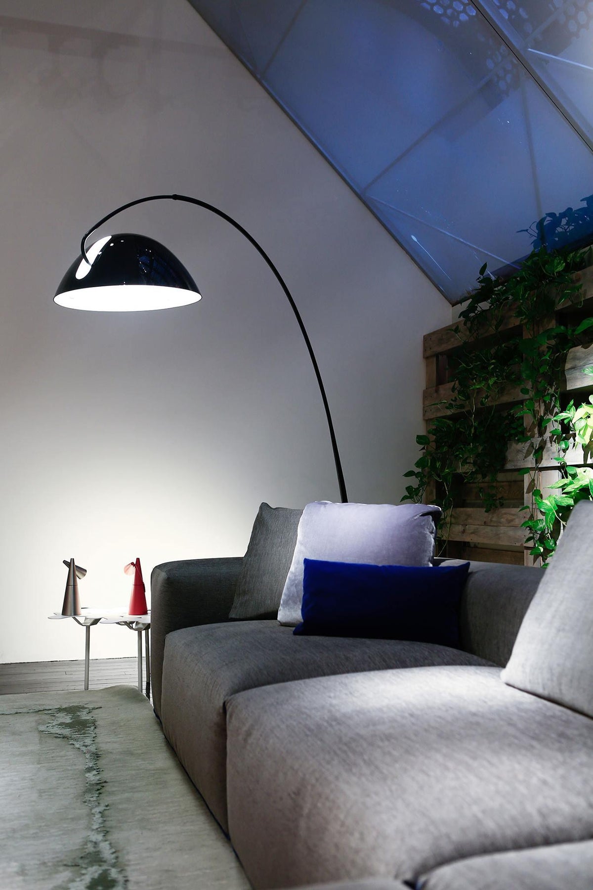 Arc Floor Lamp with Adjustable Shade-Lighting > Floor Lamps-casanuva-casanuva